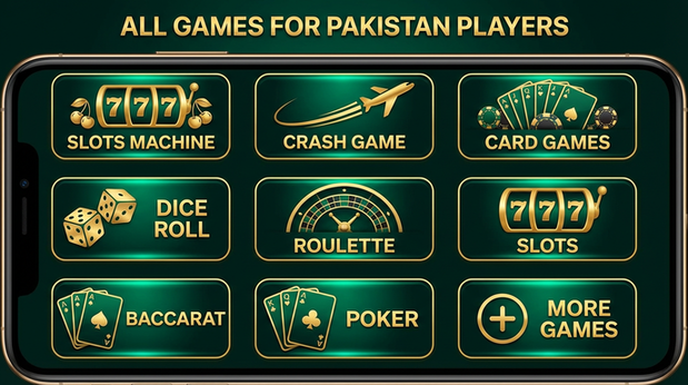 Main screen of 2jbet games page for PK players