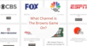 what channel is the browns game on?